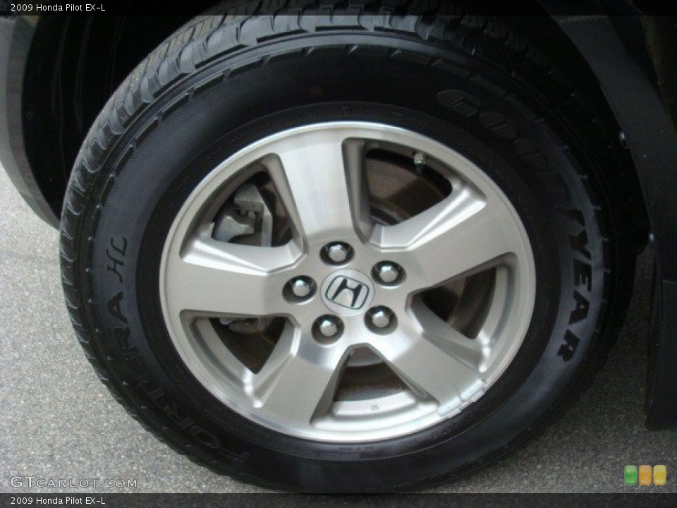 2009 Honda Pilot EX-L Wheel and Tire Photo #50691697