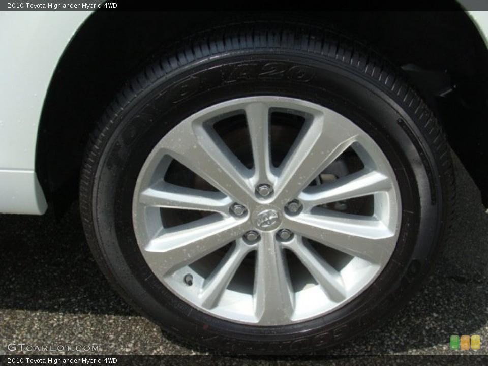 2010 Toyota Highlander Hybrid 4WD Wheel and Tire Photo #50694174