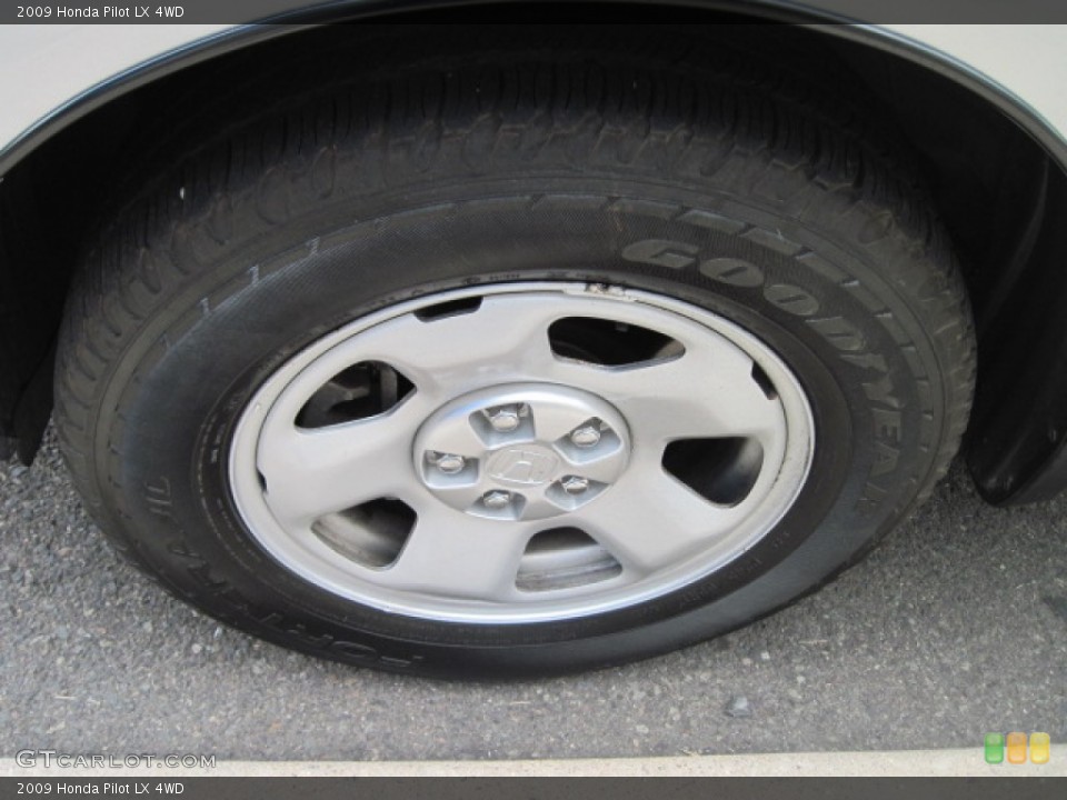 2009 Honda Pilot LX 4WD Wheel and Tire Photo #50696797