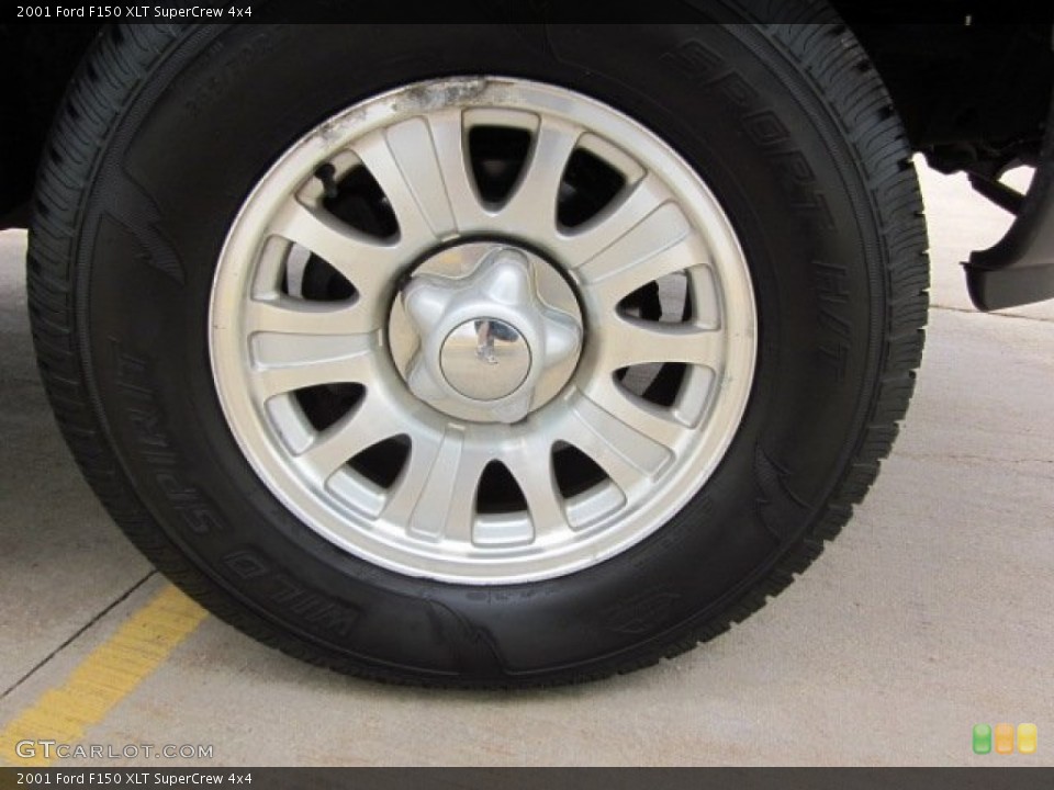 2001 Ford F150 XLT SuperCrew 4x4 Wheel and Tire Photo #50699521