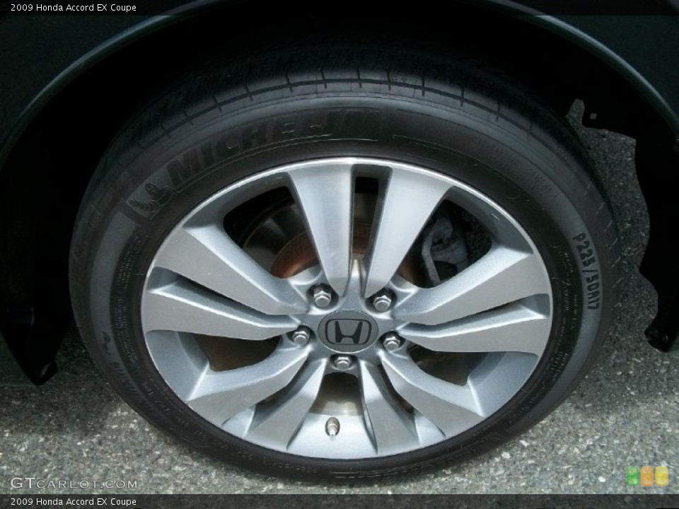 2009 Honda Accord EX Coupe Wheel and Tire Photo #50700178