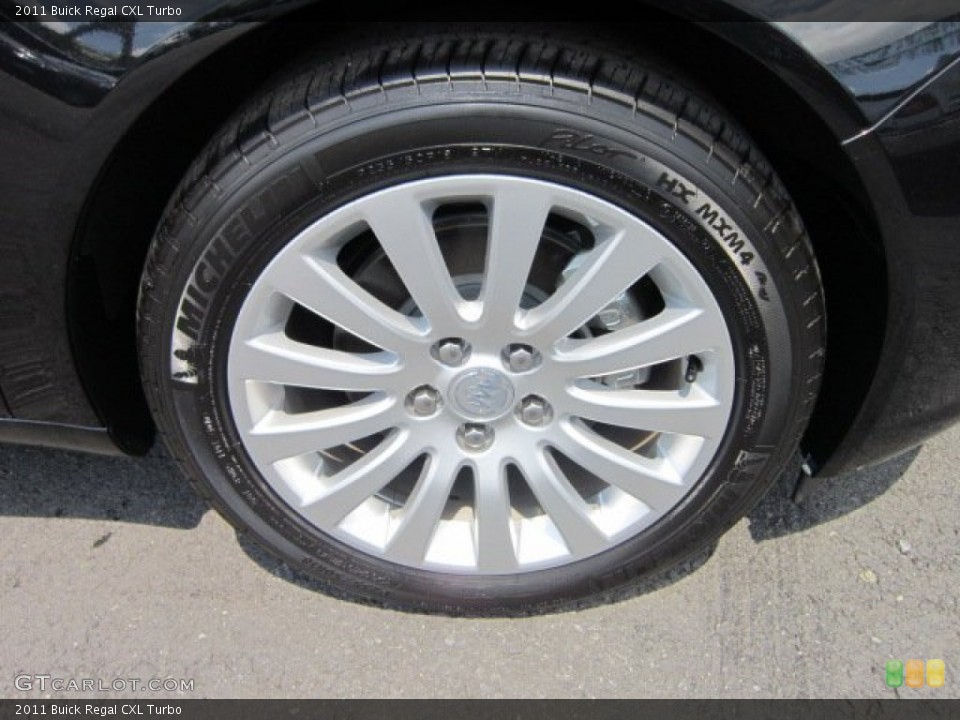 2011 Buick Regal CXL Turbo Wheel and Tire Photo #50708762