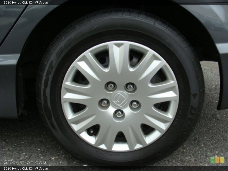 2010 Honda Civic DX-VP Sedan Wheel and Tire Photo #50716948