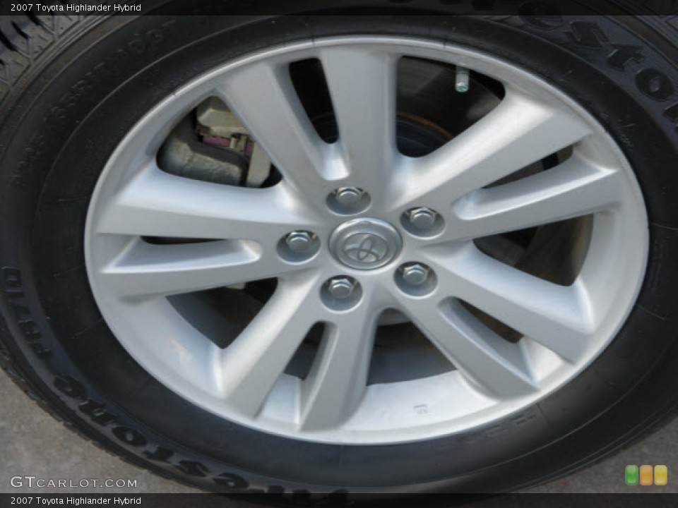 2007 Toyota Highlander Hybrid Wheel and Tire Photo #50728176