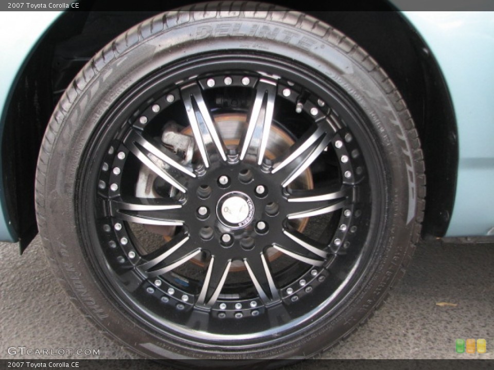 2007 Toyota Corolla Custom Wheel and Tire Photo #50730209