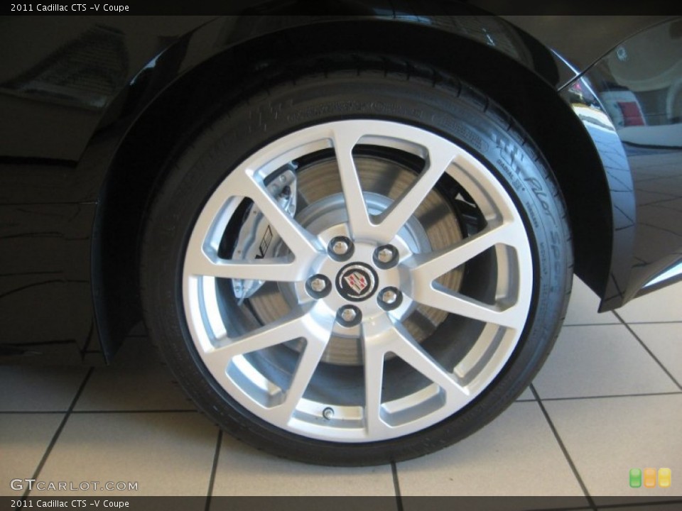 2011 Cadillac CTS -V Coupe Wheel and Tire Photo #50733215