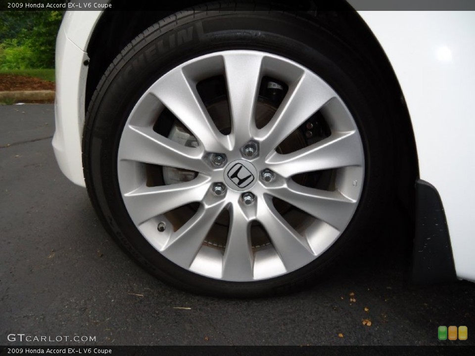 2009 Honda Accord EX-L V6 Coupe Wheel and Tire Photo #50735808