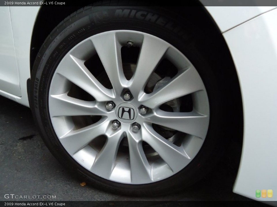 2009 Honda Accord EX-L V6 Coupe Wheel and Tire Photo #50735818