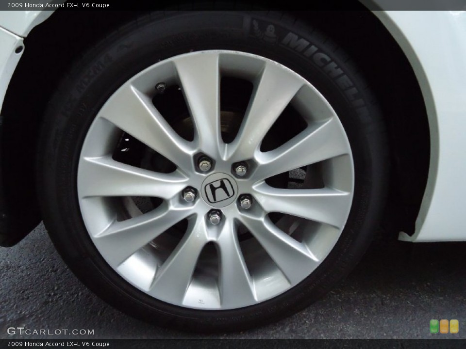2009 Honda Accord EX-L V6 Coupe Wheel and Tire Photo #50735835