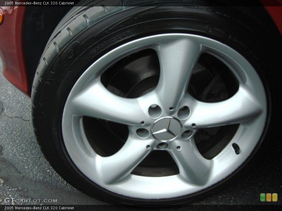 2005 Mercedes-Benz CLK 320 Cabriolet Wheel and Tire Photo #50742456