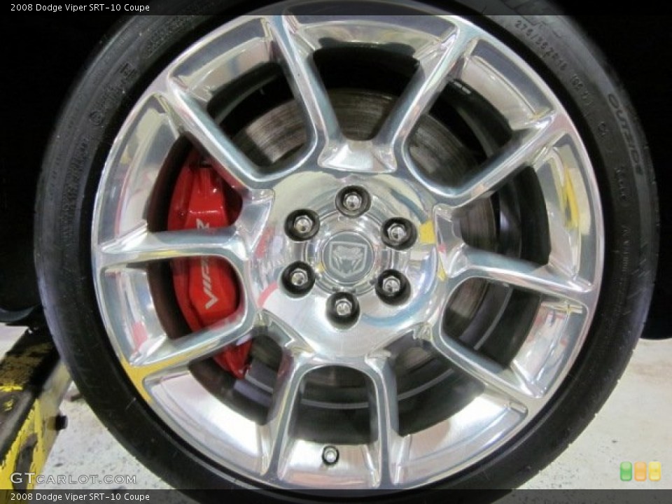2008 Dodge Viper SRT-10 Coupe Wheel and Tire Photo #50743347