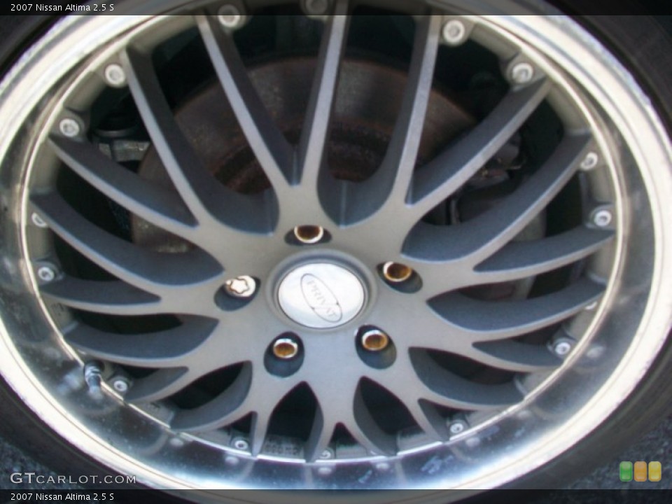 2007 Nissan Altima Custom Wheel and Tire Photo #50744892