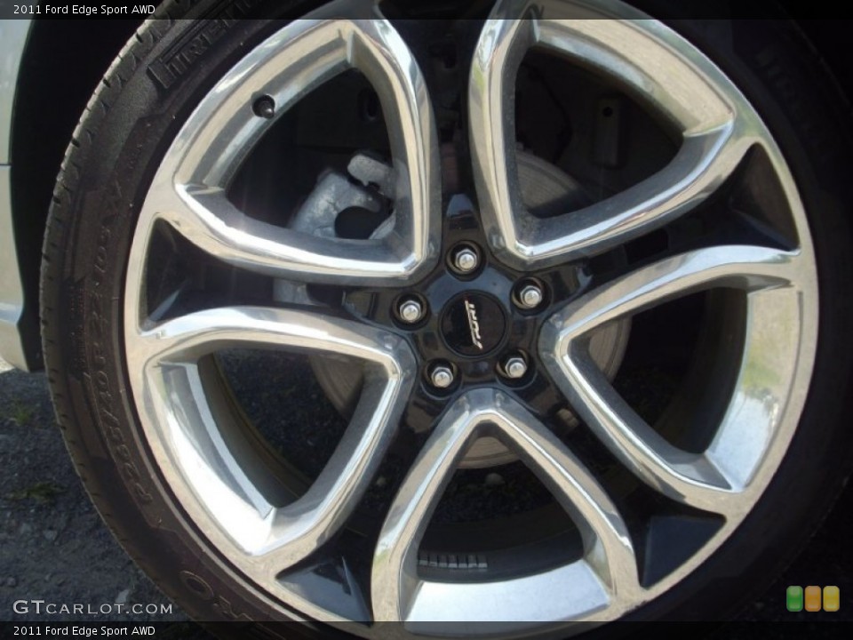 2011 Ford Edge Sport AWD Wheel and Tire Photo #50750421