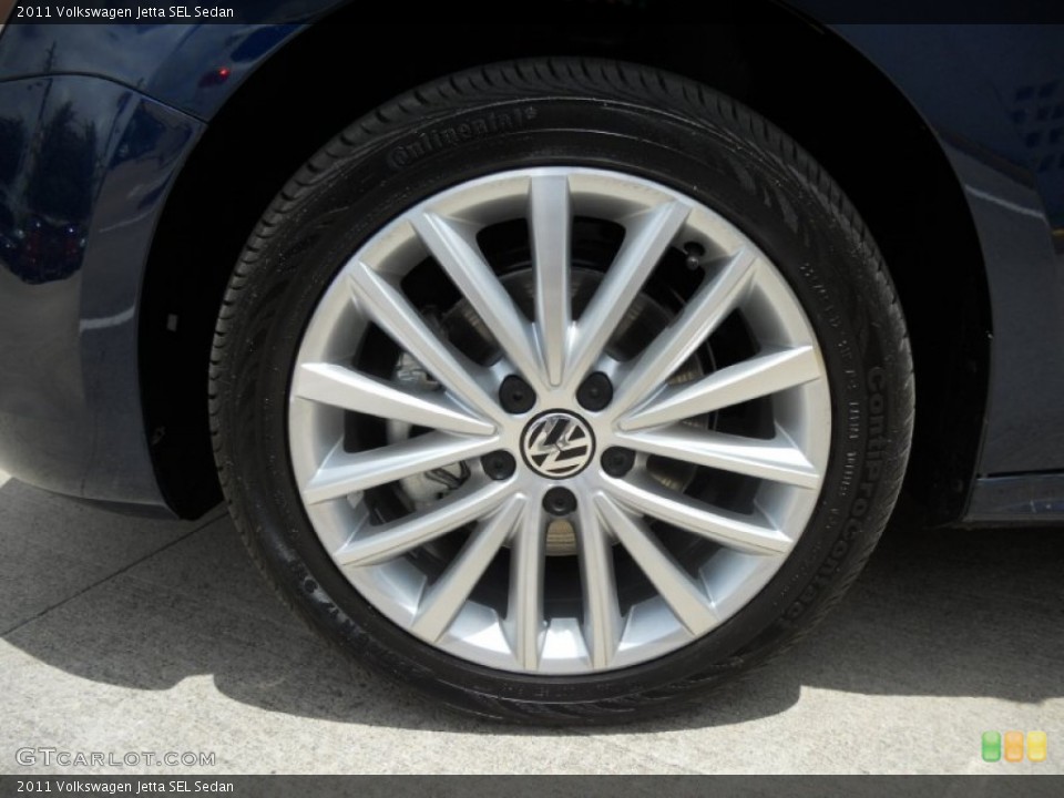 2011 Volkswagen Jetta SEL Sedan Wheel and Tire Photo #50753349