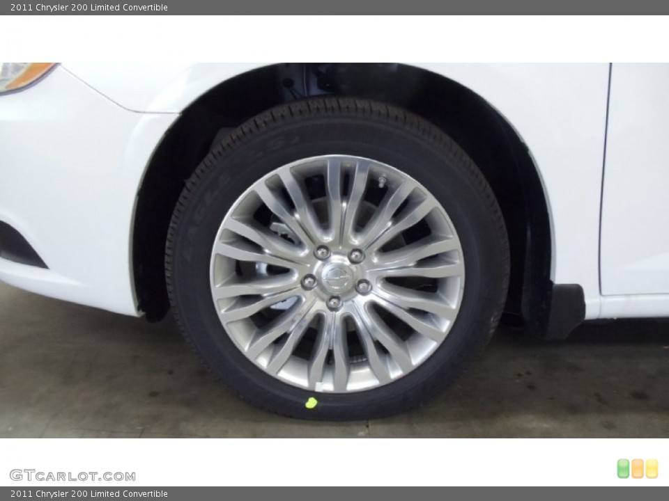 2011 Chrysler 200 Limited Convertible Wheel and Tire Photo #50756997