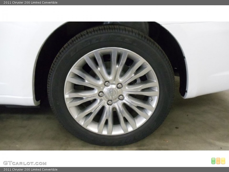 2011 Chrysler 200 Limited Convertible Wheel and Tire Photo #50757012