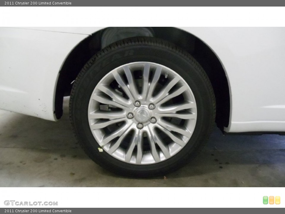 2011 Chrysler 200 Limited Convertible Wheel and Tire Photo #50757018
