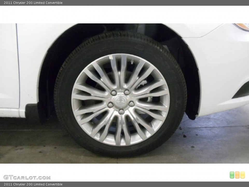 2011 Chrysler 200 Limited Convertible Wheel and Tire Photo #50757039