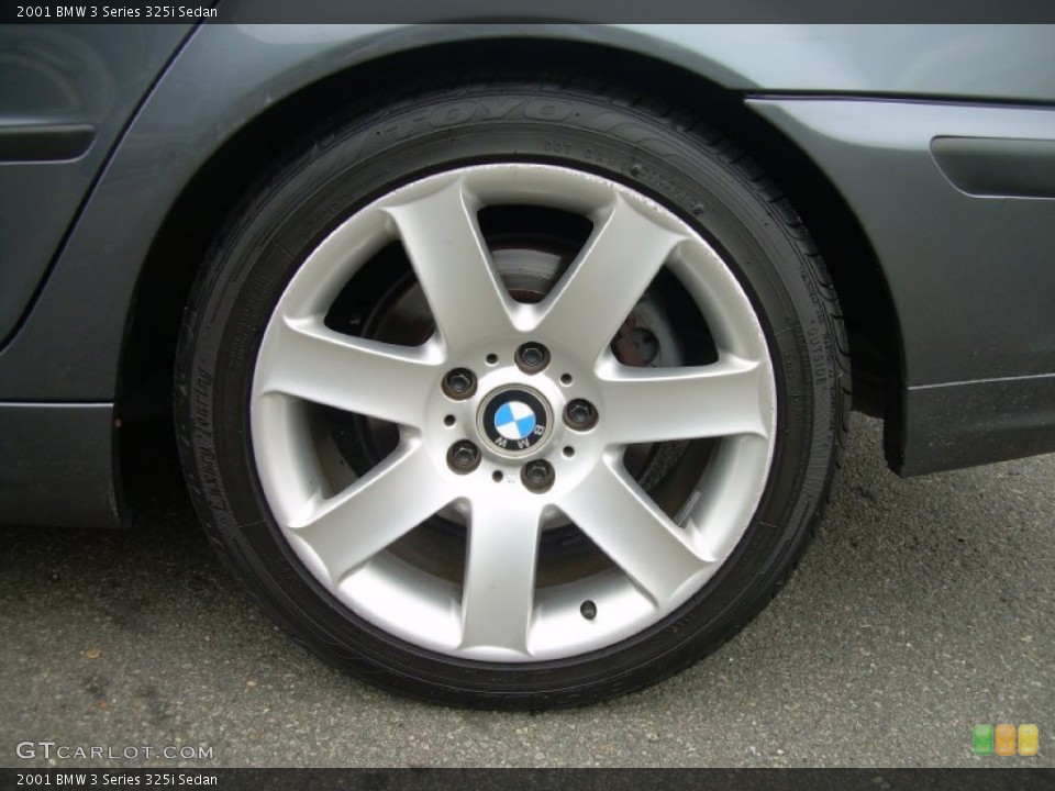 2001 BMW 3 Series 325i Sedan Wheel and Tire Photo #50757606