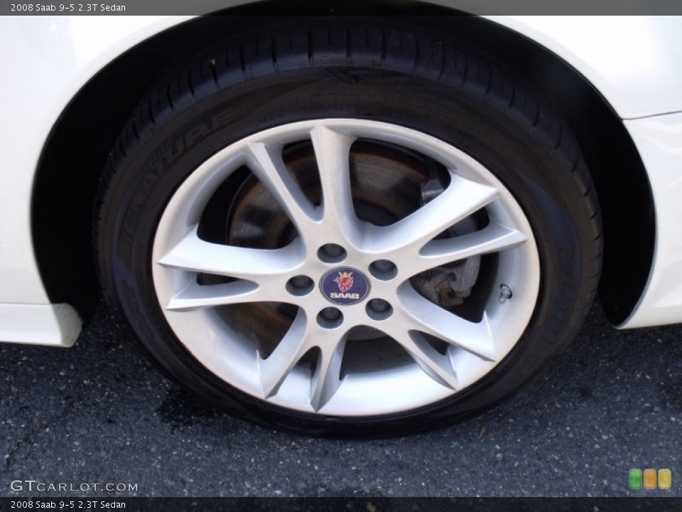 2008 Saab 9-5 2.3T Sedan Wheel and Tire Photo #50757975