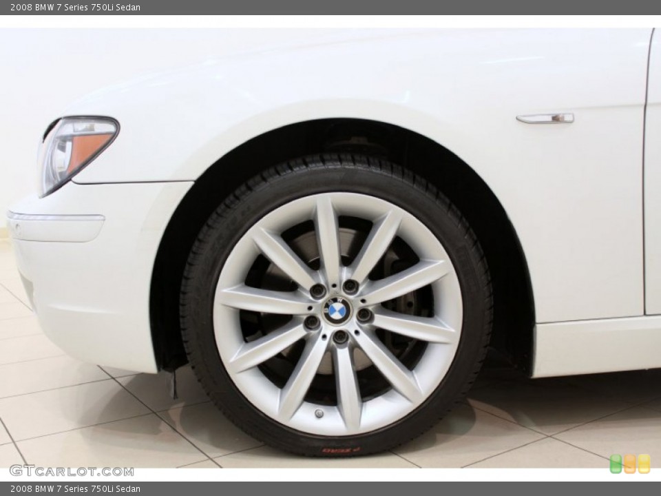 2008 BMW 7 Series 750Li Sedan Wheel and Tire Photo #50759271