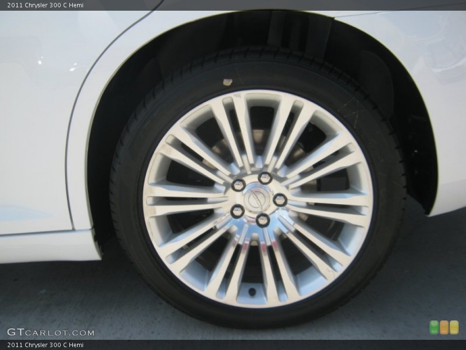 2011 Chrysler 300 C Hemi Wheel and Tire Photo #50761215