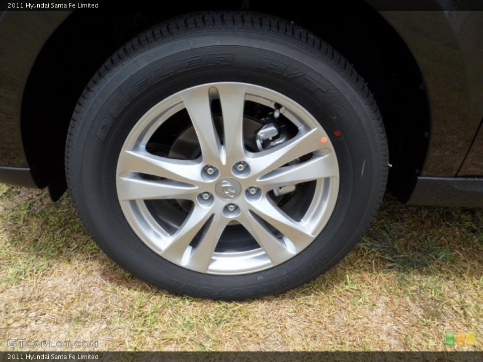 2011 Hyundai Santa Fe Limited Wheel and Tire Photo #50761770