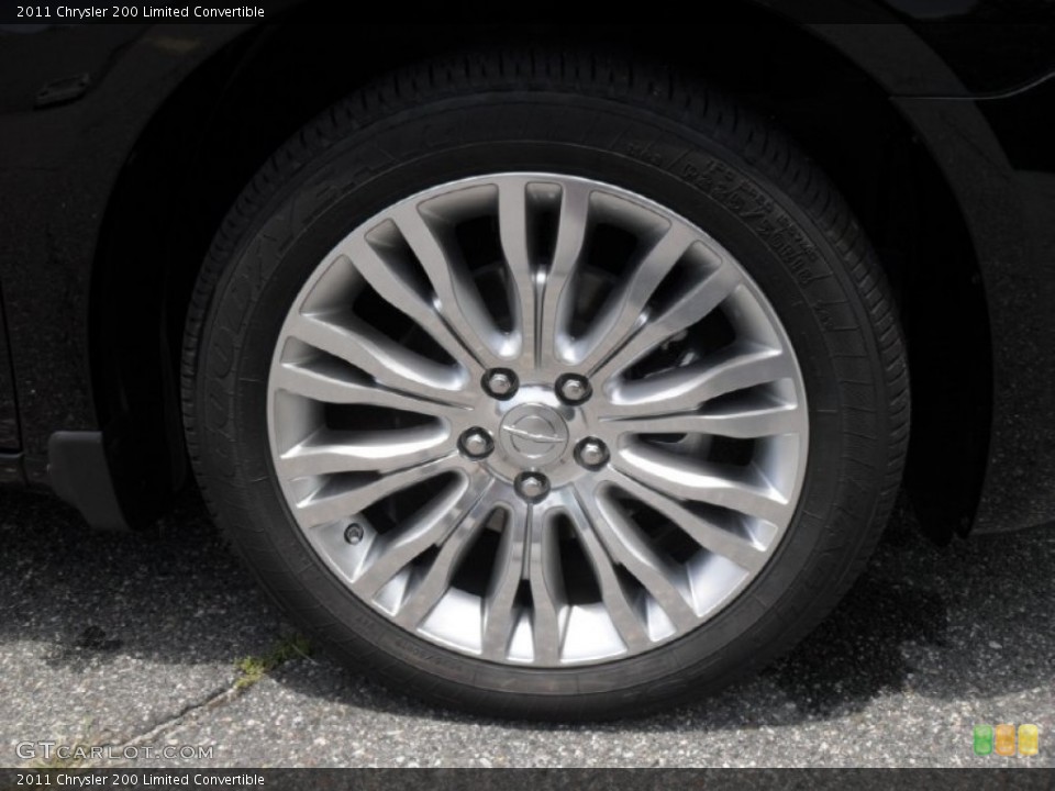 2011 Chrysler 200 Limited Convertible Wheel and Tire Photo #50763348