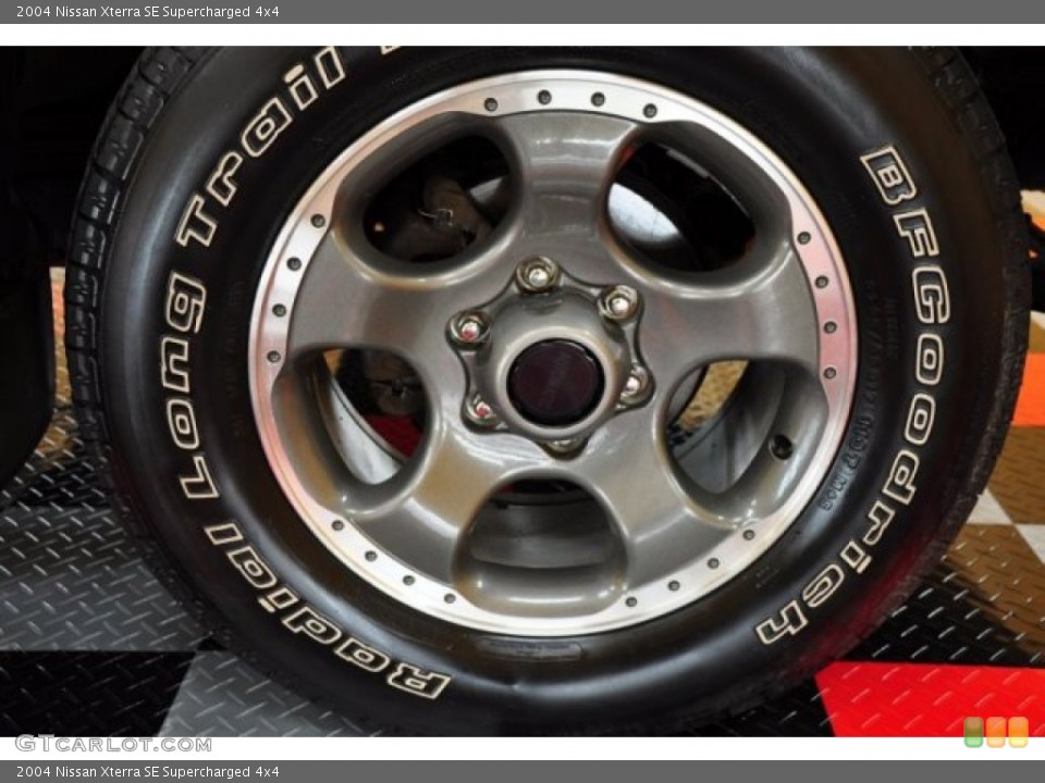 2004 Nissan Xterra SE Supercharged 4x4 Wheel and Tire Photo #50771202