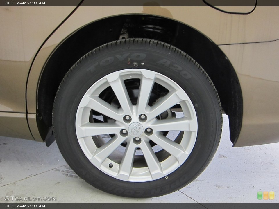 2010 Toyota Venza AWD Wheel and Tire Photo #50772048