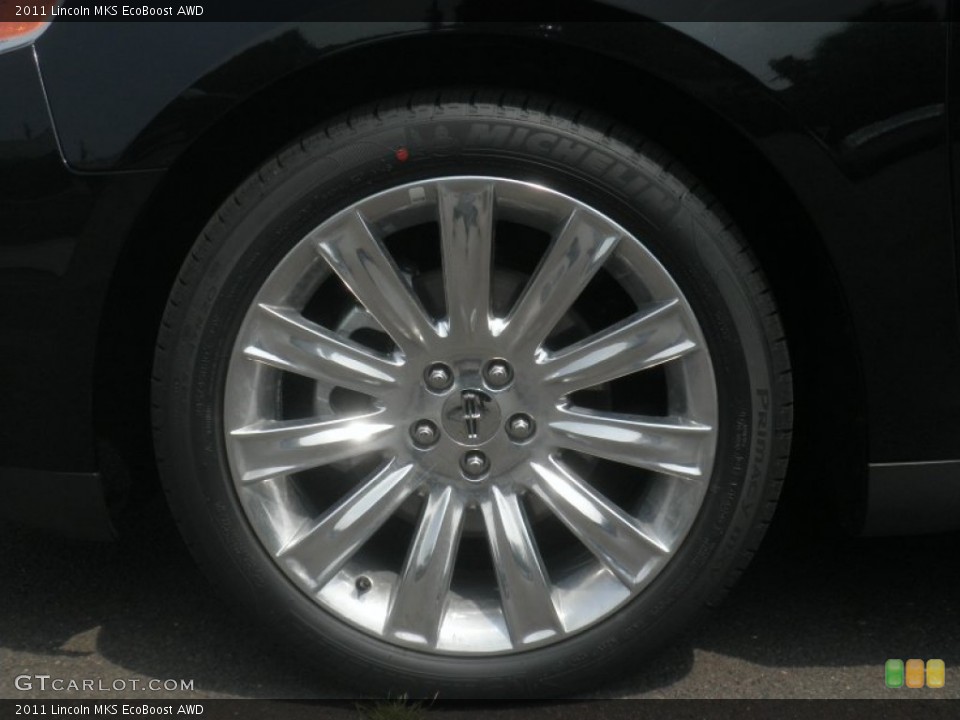 2011 Lincoln MKS EcoBoost AWD Wheel and Tire Photo #50779434