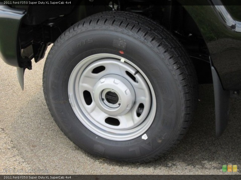 2011 Ford F350 Super Duty XL SuperCab 4x4 Wheel and Tire Photo #50783604
