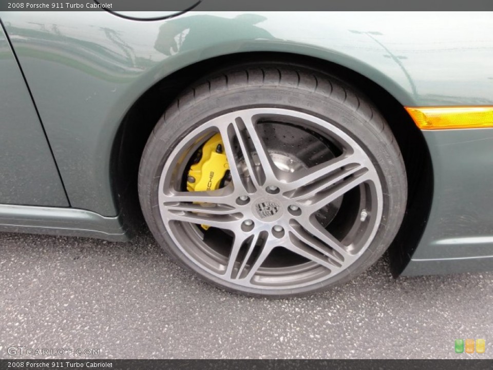 2008 Porsche 911 Turbo Cabriolet Wheel and Tire Photo #50785209