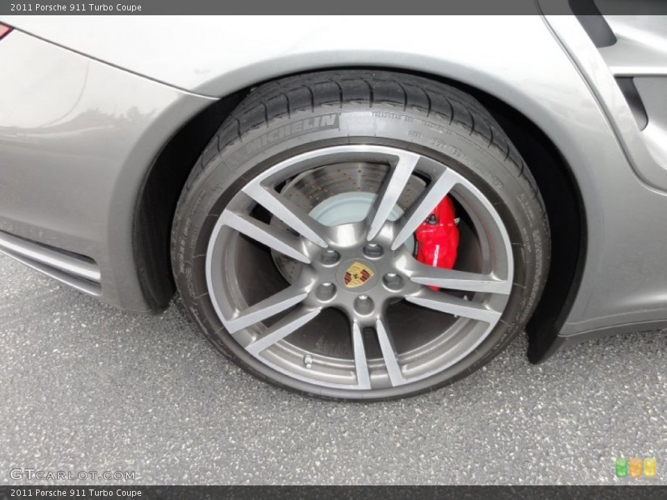 2011 Porsche 911 Turbo Coupe Wheel and Tire Photo #50787027