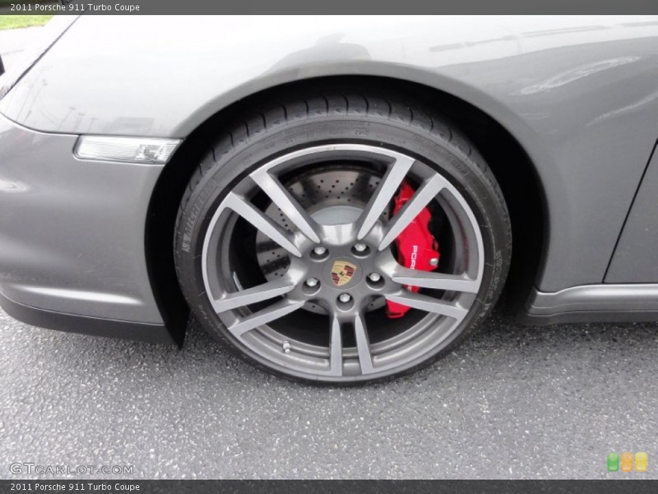 2011 Porsche 911 Turbo Coupe Wheel and Tire Photo #50787075