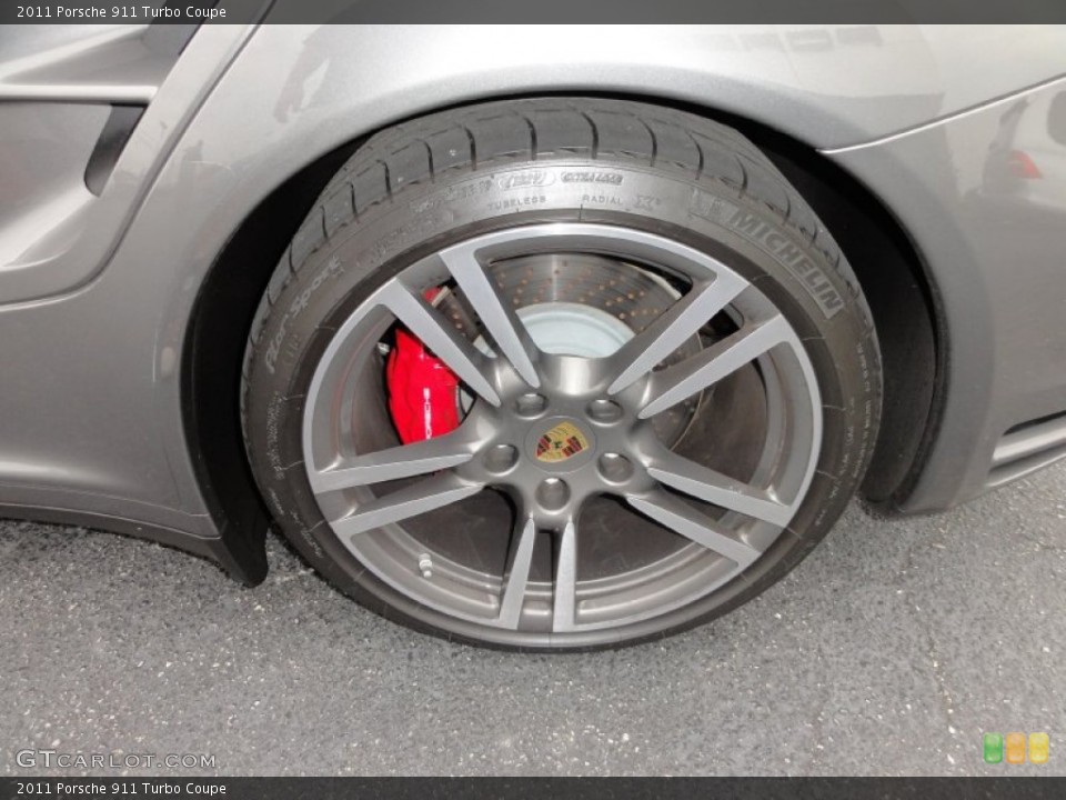 2011 Porsche 911 Turbo Coupe Wheel and Tire Photo #50787093