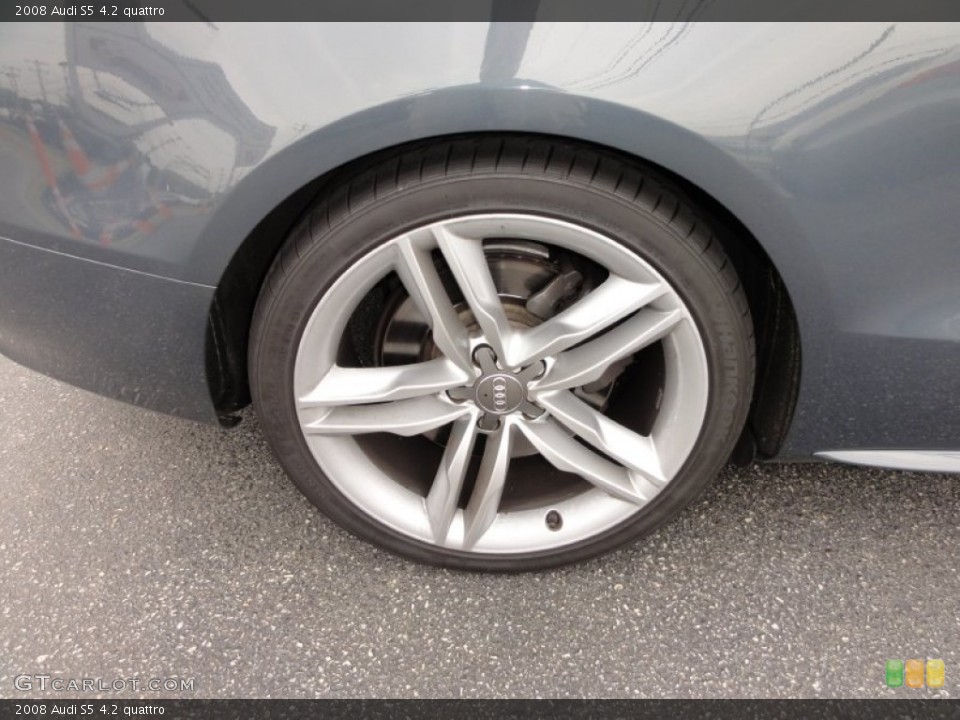 2008 Audi S5 4.2 quattro Wheel and Tire Photo #50787606