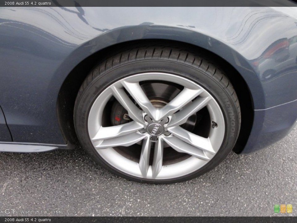 2008 Audi S5 4.2 quattro Wheel and Tire Photo #50787621