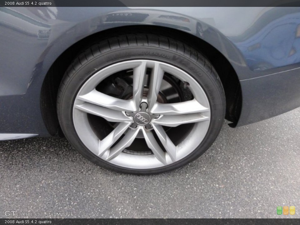 2008 Audi S5 4.2 quattro Wheel and Tire Photo #50787690