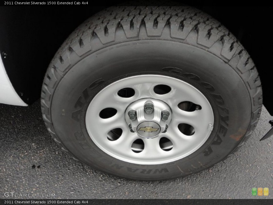 2011 Chevrolet Silverado 1500 Extended Cab 4x4 Wheel and Tire Photo #50787867