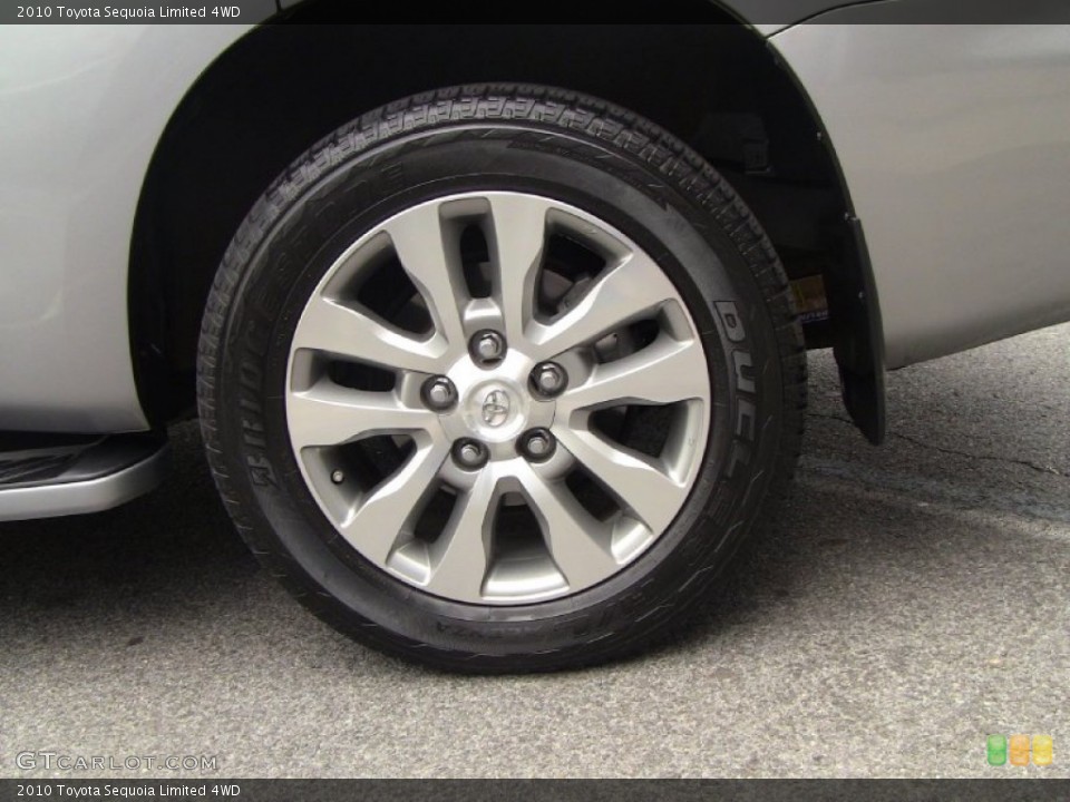 2010 Toyota Sequoia Limited 4WD Wheel and Tire Photo #50795250