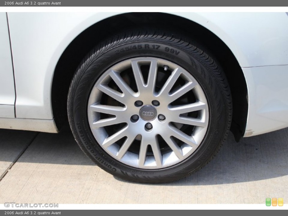 2006 Audi A6 3.2 quattro Avant Wheel and Tire Photo #50802036