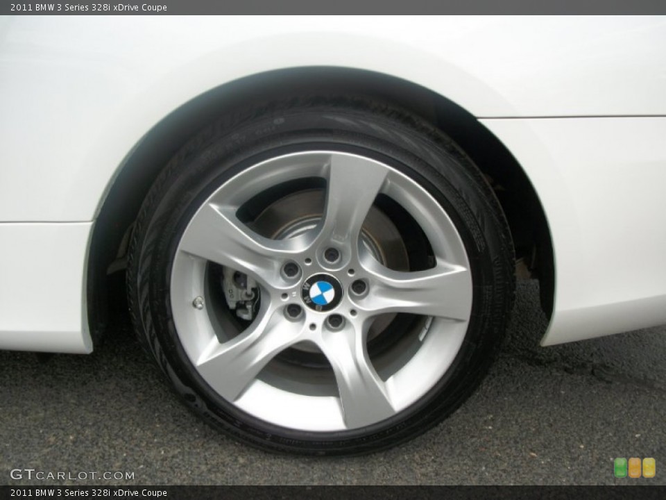 2011 BMW 3 Series 328i xDrive Coupe Wheel and Tire Photo #50803986