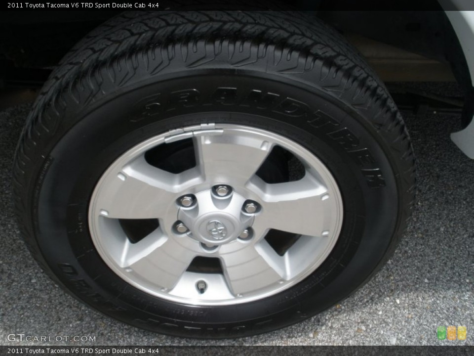 2011 Toyota Tacoma V6 TRD Sport Double Cab 4x4 Wheel and Tire Photo #50804424