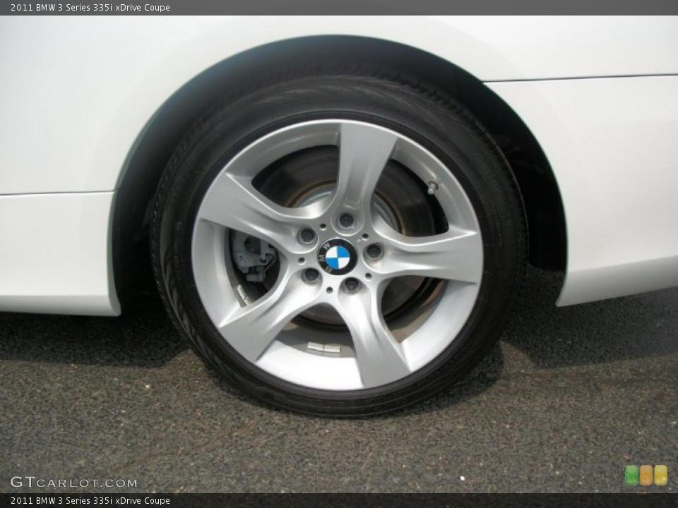 2011 BMW 3 Series 335i xDrive Coupe Wheel and Tire Photo #50804700