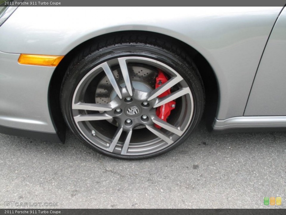 2011 Porsche 911 Turbo Coupe Wheel and Tire Photo #50805636