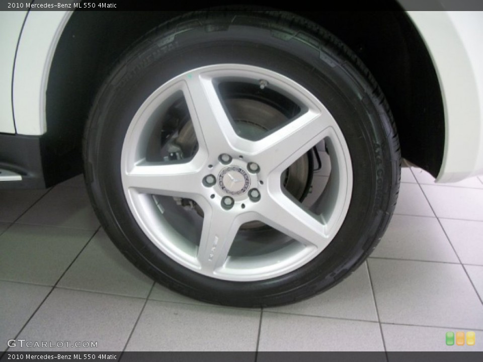 2010 Mercedes-Benz ML 550 4Matic Wheel and Tire Photo #50805756