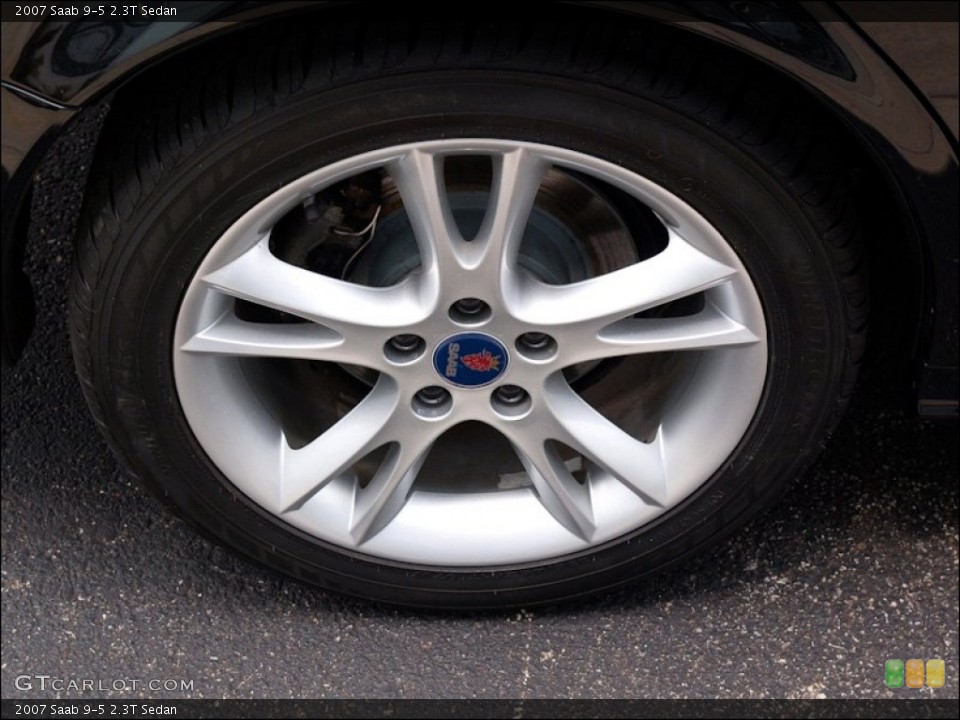 2007 Saab 9-5 2.3T Sedan Wheel and Tire Photo #50807301
