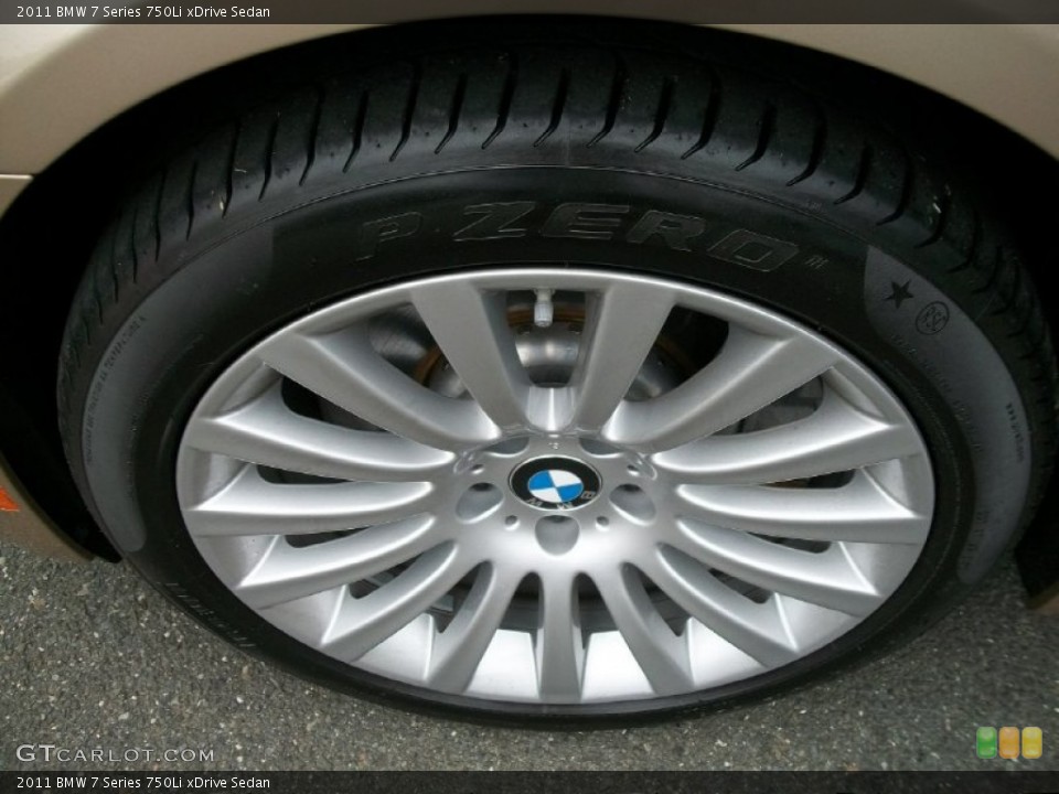 2011 BMW 7 Series 750Li xDrive Sedan Wheel and Tire Photo #50807757