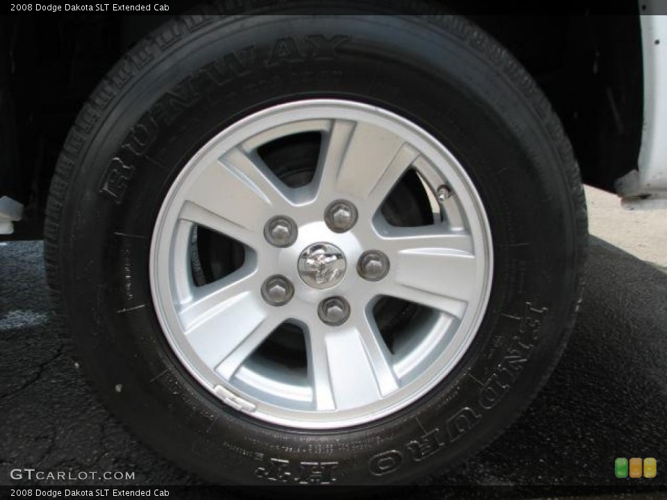 2008 Dodge Dakota SLT Extended Cab Wheel and Tire Photo #50809101